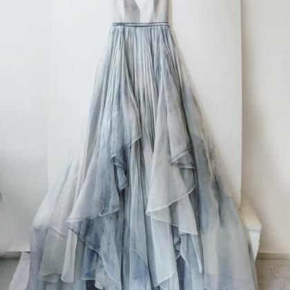 Custom Made V Neck Long Prom Dress,formal Dress