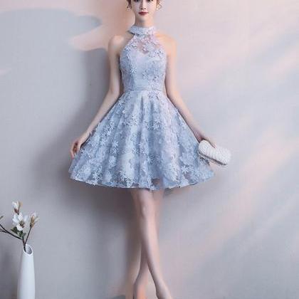 Cute Lace Short Prom Dress Party Dress