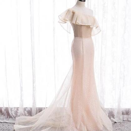 Mermaid Sequins Long Prom Dress Evening Dress