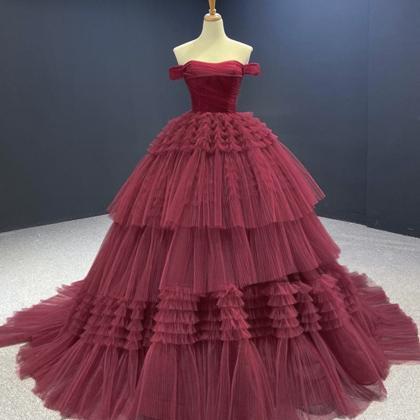 Amazing Tulle Long Ball Gown Dress Formal Dress