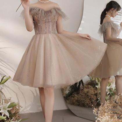 Cute Tulle Short A Line Prom Dress Party Dress