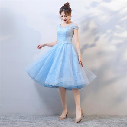 Cute Tulle Short A Line Prom Dress Homecoming..