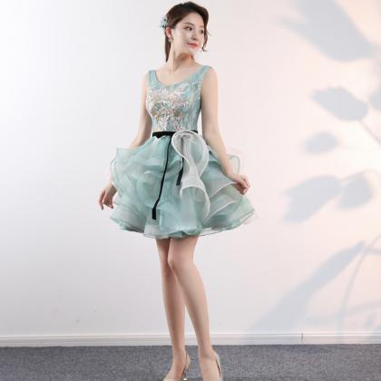 Cute Lace Short Prom Dress Cocktail Dress