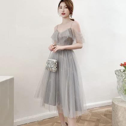 Cute Tulle Short A Line Prom Dress Bridesmaid..