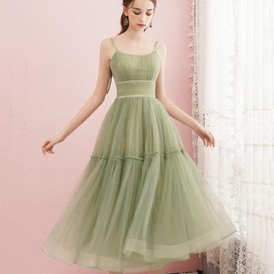 Cute tulle short A line prom dress party dress