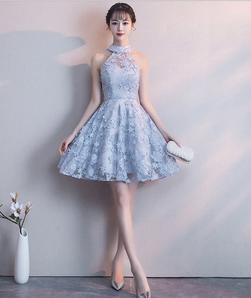 Cute Lace Short Prom Dress Party Dress