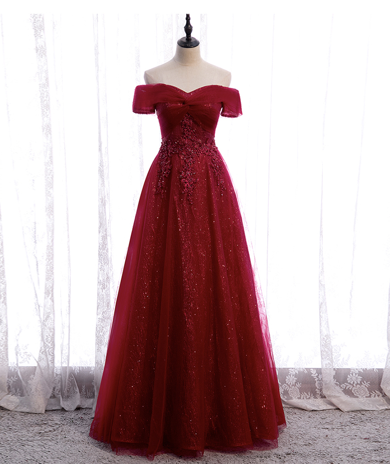 Glamorous Hi-Lo Burgundy Prom Dresses Lace Plus Size Evening Gown