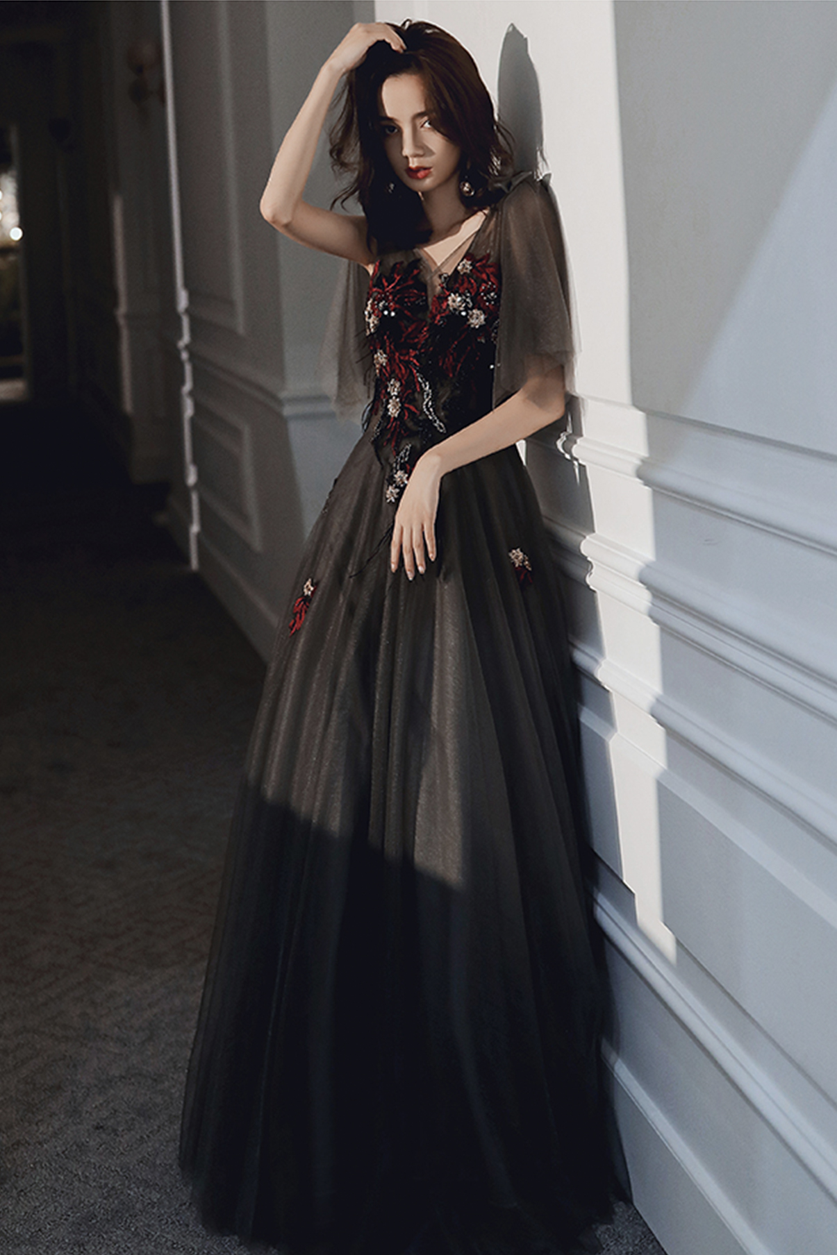 sky blue bridesmaid dress Off Shoulder Sheath Color:Olive Green colour: navy-tie-waist-midi-dress Vintage Long Light Blue