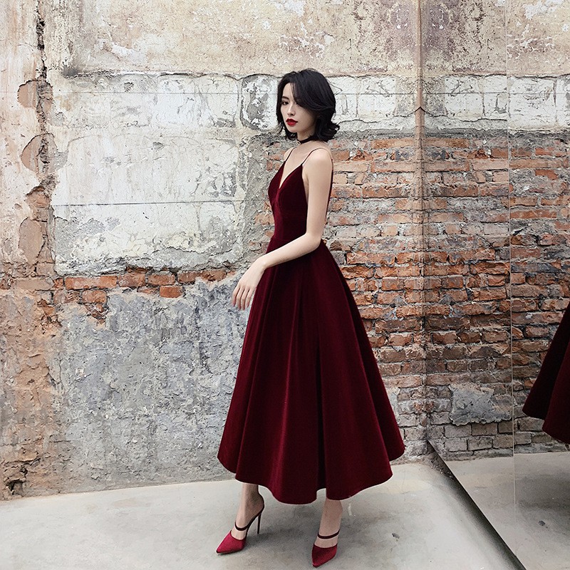 burgundy homecoming dresses 2019 Burgundy Lace Beaded A-line Homecoming Dresses, MH519