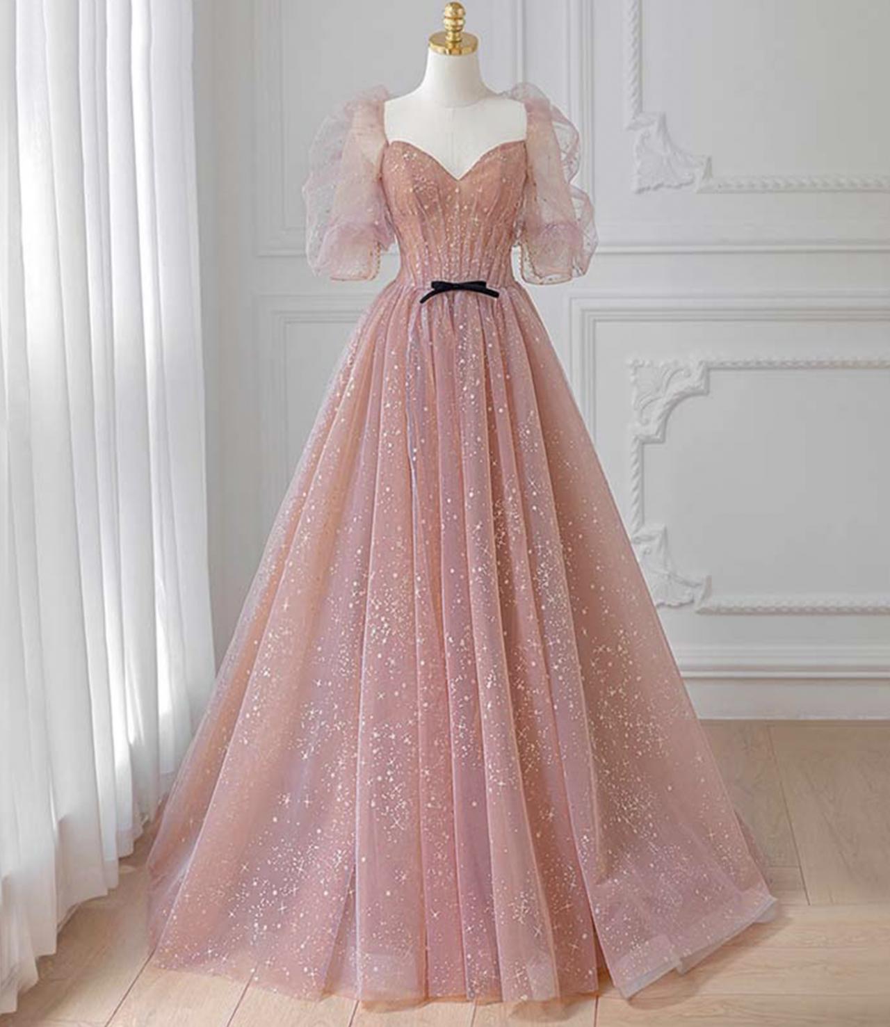 Pretty Light Pink Halter Long Formal Dresses, Pink Formal Dresses, Formal  Gowns, Evening Dresses, Fo on Luulla