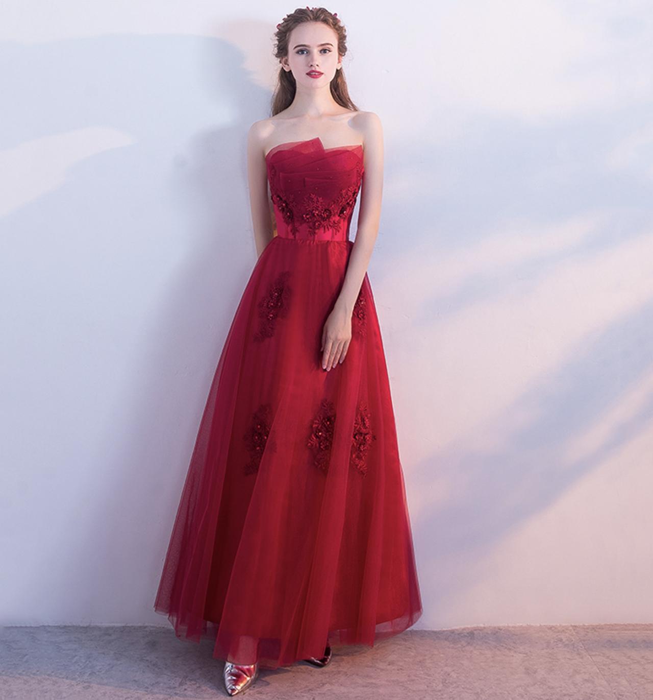 Cute Tulle Lace Long Prom Gown Evening Gown