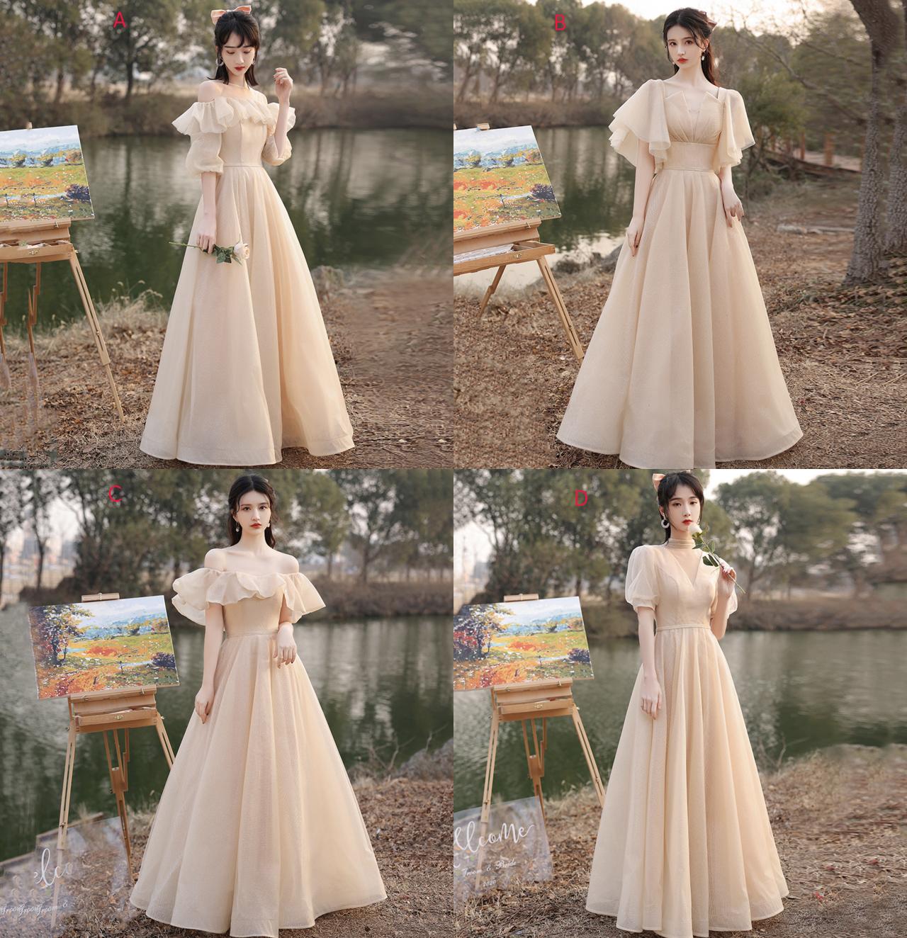 Cute Tulle Long Prom Dresses, A-Line Evening Dresses