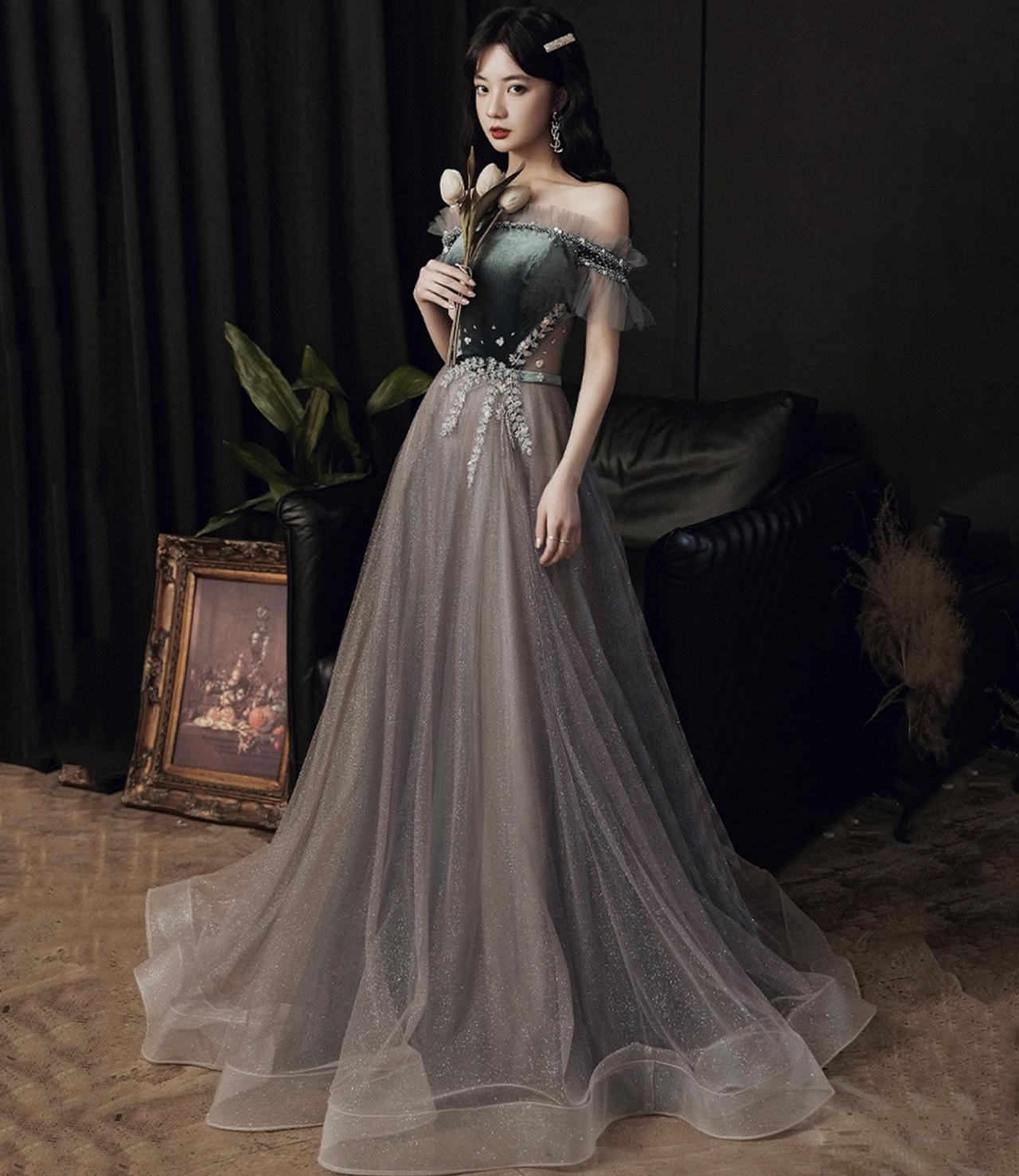 Elegant Formal Pleated Dress Korean Style Wedding Guest Dress CLD0587 - Etsy