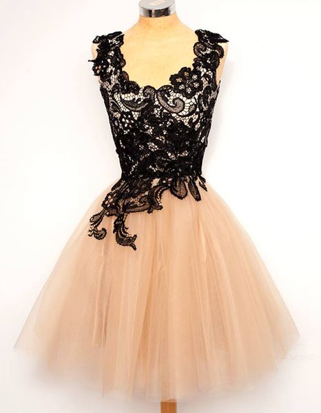 Short Prom Dresses,vintage A-line Prom Dresses,lace Tulle Homecoming Dress,girls Fashion Dress