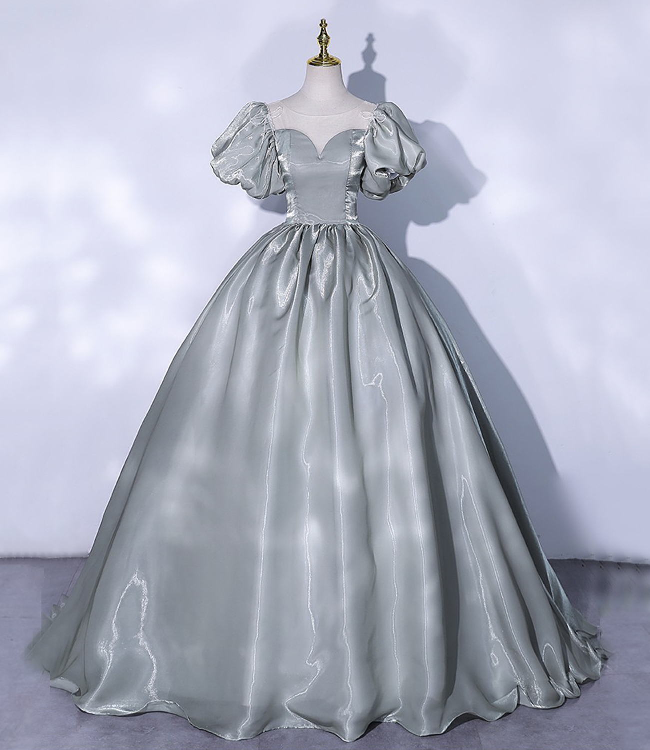 Amazing satin long ball gown dress formal dress  10471 main image 0